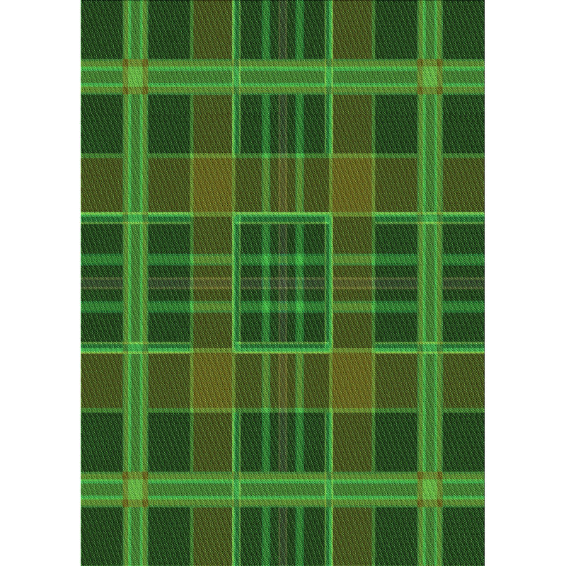 East Urban Home Plaid Wool Green Area Rug Wayfair